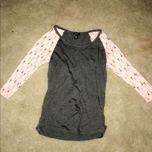 Shirt with Eiffel Tower on Sleeves
